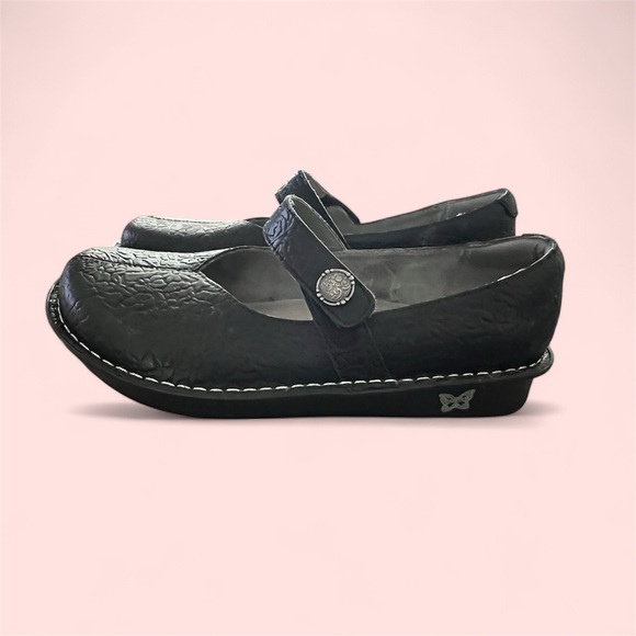 Alegria Women's Black Mary Jane Shoes - Picture 2 of 7